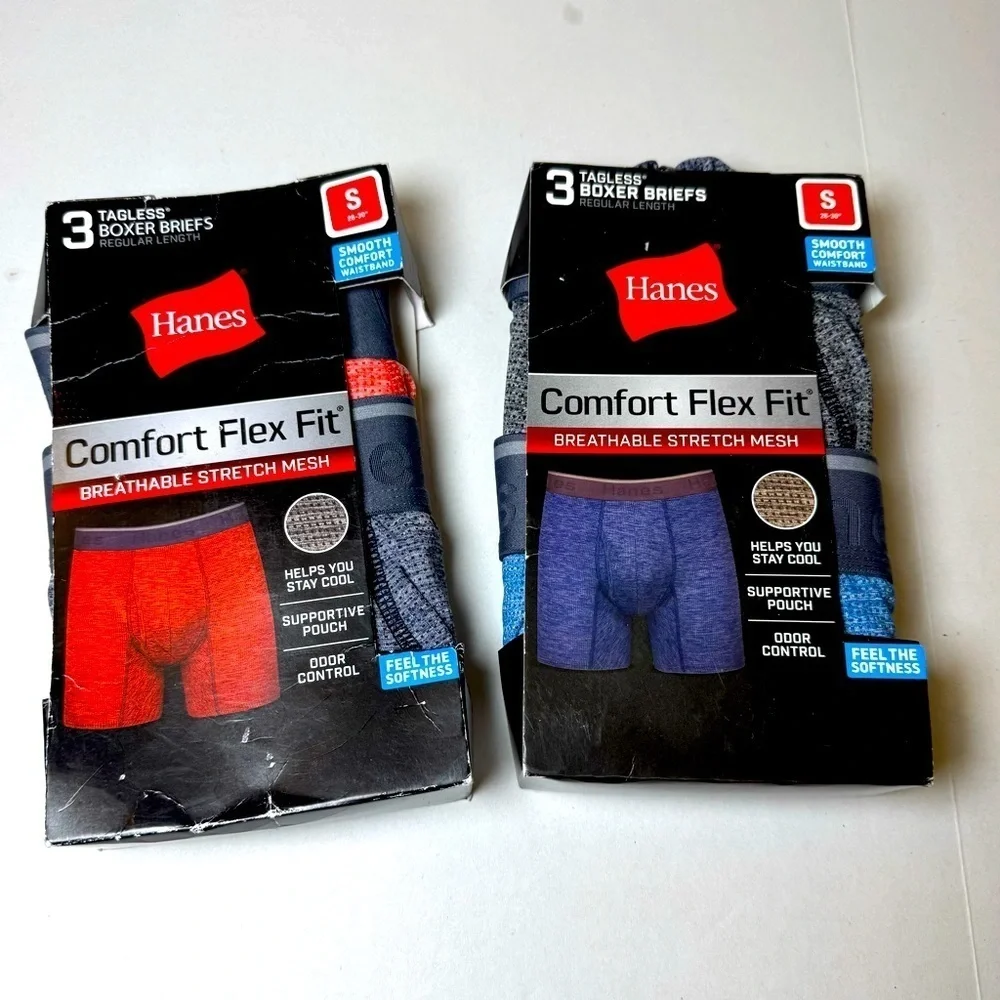 Hanes Men's Comfort Flex Fit Breathable Stretch Mesh Boxer Brief